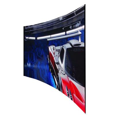 China 2K 4K P3.91 Indoor Indoor Rental Curved Replacement Led Advertising Screen Led Wall Display for sale