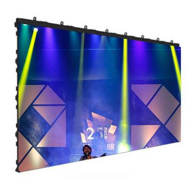 China Church Indoor Public Backdrops P3.91 Indoor Led Digital Signage Rental Ultra Light Foldable Led Screen for sale