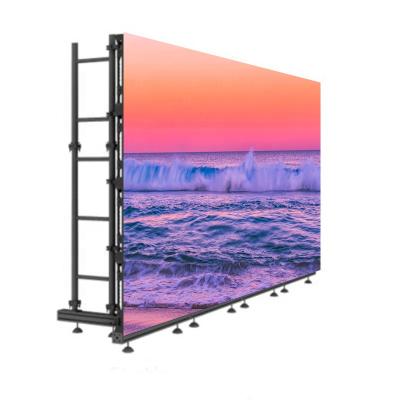 China Indoor smd digital indoor monitor rental p2.6 video wall for stage backdrops for sale