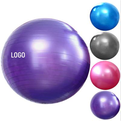 China Bodybuilding Fitness 55/65/75 cm Exercise Ball PVC Yoga Ball With Hand/Foot Pump Good Quality Gym Ball for sale