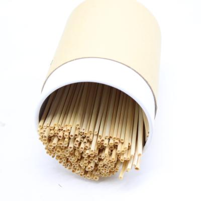 China Disposable Natural Straws Wheat Straws For Bar Accessories With Paper Tube Packaging for sale