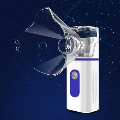 China Acrylic Mesh Atomizer Nebulizer Personal Steamer Handheld Ultrasonic Inhalers for Breathing Problems for sale