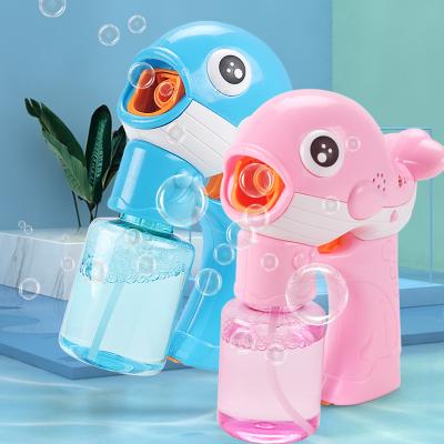 China Late Summer Eco-friendly Outdoor Toys Bubble Machine With Light And Music Bubble Shooter Toys Bubble Gun HW19139712 Accepted ABS, ABS HW for sale