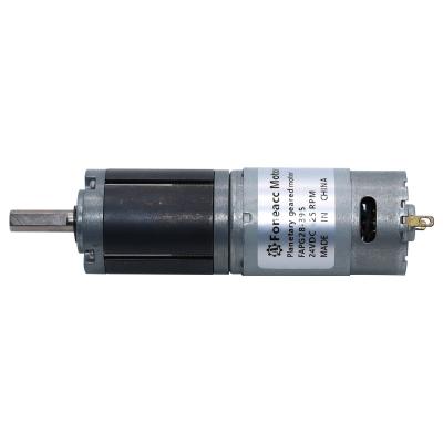 China Mini Differential Gearbox 12v 6v 24volt Small 28mm Non-waterproof Precision Planetary Gearbox Reduction Can Be Equipped With 395 for sale