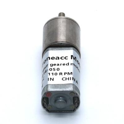 China Small 15.5mm 16mm DC 1.5v-24volt Gm16-030 Gm16-050 Explosion Proof Quiet Brush Gear Electric Motor for sale