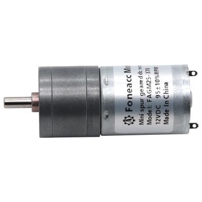 China 25mm Gm25-370 Micro Metal Reduction Gear Motor DC 3v-24v 4.4:1 20.4:1 34:1 47:1 75:1 99:1 172:1 227:1 499:1 high power 378:1 explosion proof for sale