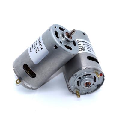 China Totally Enclosed Rs-555 12v DC Motor For Rechargeable Fan In Cambodia And Vietnam Market for sale