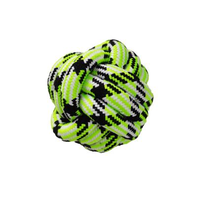 China Rope Stocked Toy Ball, Braided Cotton Chew Knot Dog Ball for Dog Teeth Cleaning for sale