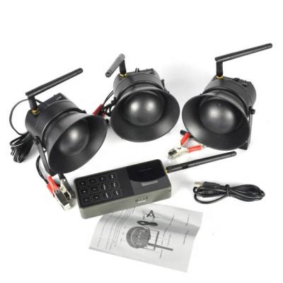 China Play Bird Sounds to Decoy and Chase Birds Chasing Bird Visitor Remort with 3 Pcs 50w Loud Speakers CP-830 for sale