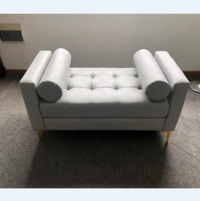 China New Design Sofa Bed Within 2 Days Delivery Modern Sofas Velvet Fabric Luxury Comfortable Footstool Furniture With Memory Sponge for sale