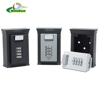 China Home Security Lock Wall Mounted Digital Master Lock Box Outdoor Key Safe Box for sale