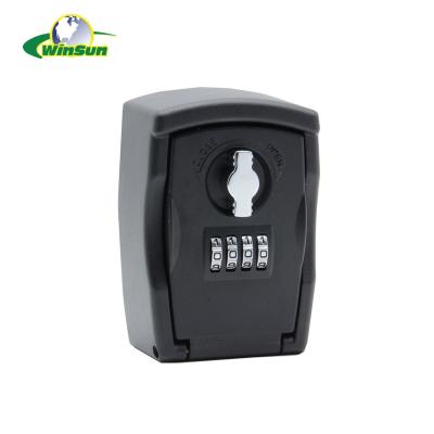 China Can stand careid card design unique wall mount locked lock box, safe box lock with rotary switch for sale