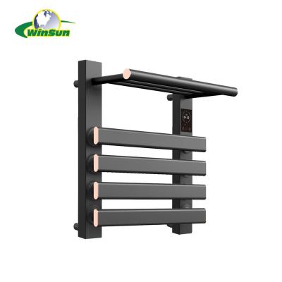 China Bathroom Electric Heated Towel Rack Heater Wholesale Fashion Style Towel Dryer Rail for sale