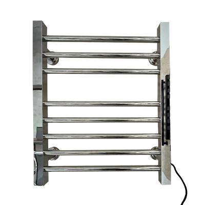 China Smart Heater Bath Spa Heated Black Round Towel Rail for sale