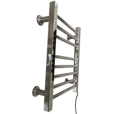 China Heater Brushed Wall Mount Clothes 304 Electric 8 Bars Towel Rail Bathroom for sale