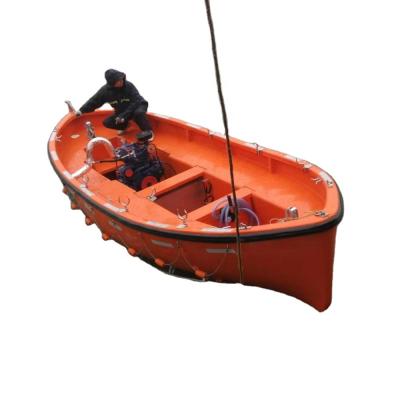 China Light Weight / Fire Proof Marine Equipment SOLAS Approved Used Open Lifeboat For Sale Lifeboat for sale