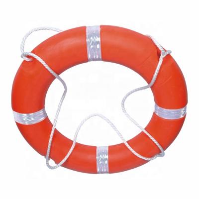 China Marine Life Saving Low Price CIMT NC 2.5kg SOLAS Marine Orange Life Buoy Plastic Ring Recuse Beacon Rescue Ring for sale