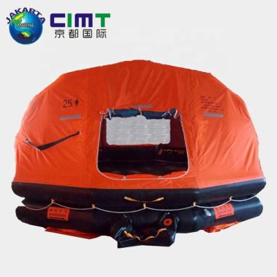 China High quality rescue marine30 people life raft inflatable boat /25P marine life raft for sale