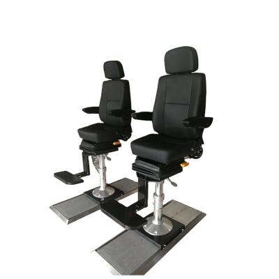 China PU or other 2021 new design aluminum alloy 004 captain chair poilt mobile marine seat for sale for sale