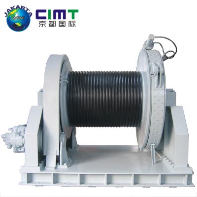 China 2021 BOAT china manufacturer supply 80kn hydraulic electric mooring winch for sale