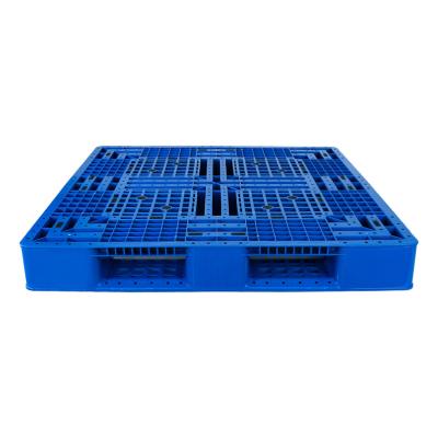 China Euro 4 HDPE Heavy Duty Heavy Duty Rack Cargo Double Sided Euro 4 Forks Large Transport Single Faced Plastic Pallet for sale