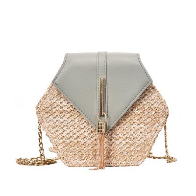 China 2020 New Fashion Summer New Fashion Bohemia Straw Bags Handbag Eco Friendly Rattan Beach Bag for sale