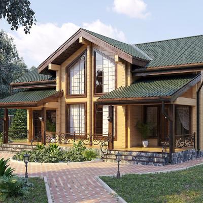 China Movable Modular  Wooden Villa House  For Family Prefab  OYD20-68 for sale