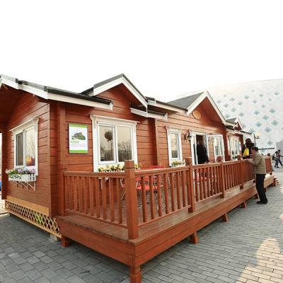 Chine China Manufacturer wooden house cheap wooden villa Luxury Modern Prefab Houses Hotel use Rural vacation High Quality Log house à vendre