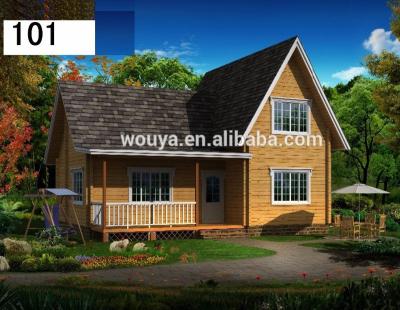 中国 Cheap modern prefabricated wooden house chalet villa for living easy assemble on sale 販売のため