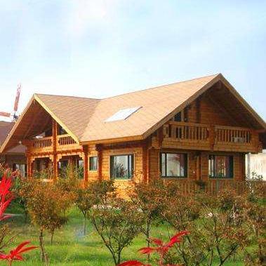 中国 Movable Modular Luxury Wooden Villa House Beautiful Outdoor 販売のため