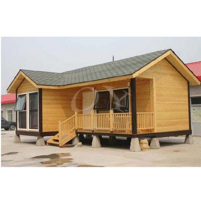 China modern prefabricated wood house cabin log house villa for sale in cheap price en venta