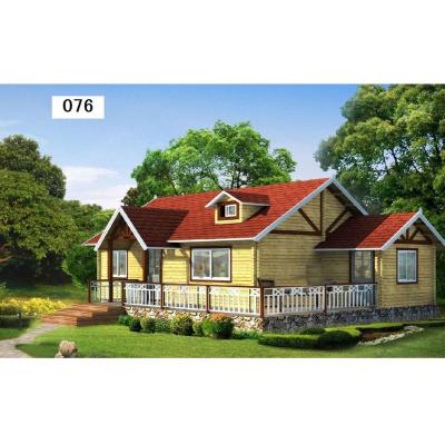 中国 OY 541 Outdoor Wooden House With Gazebo Prefabricated  47mm/70mm 販売のため