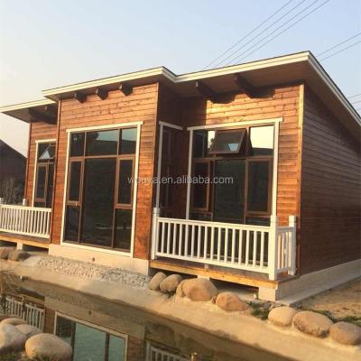 中国 outdoor sun house glass graden four season sunroom patio wooden house 販売のため