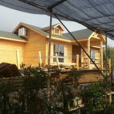 中国 china prefab homes modular house wooden house villa russian pine rad house plans design 販売のため