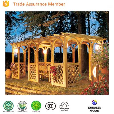 중국 Outdoor Garden Wooden Pergola OY-230 L1050xW460xH330 Customizable 판매용