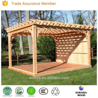 중국 OY-224 Garden Wooden Pergola L5600xW4600xH2700 Folding  Customizable 판매용