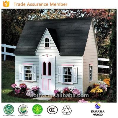 China kids outdoor prefab wooden playhouse easy build playhouse for sale