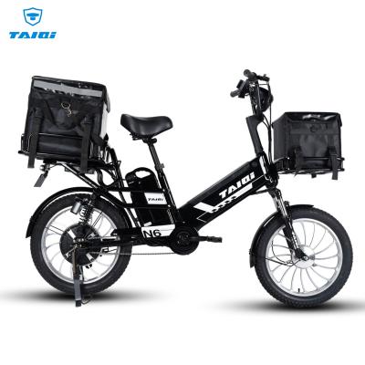 China Double steel high quantity lithium batteries12ah+12ah/48v motor 350W/48V brushless electric city bike for sale