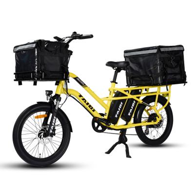 China 2021 TAIQI H1 aluminum alloy cargo delivery electric ebike 350w electric dirt bike 48v battery electronica bicicleta ebike for sale