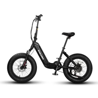 China TAIQI N8 Warehouse Stock e Bike 12inch 14inch 16inch 350w 500w 600w Folding European Luxury Portable Electric Bicycle for sale