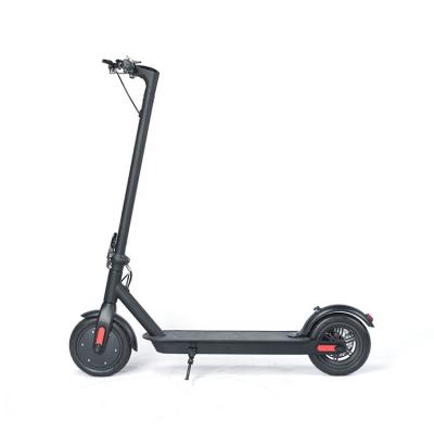 China Safety 8.5 Inch Tires Carbon Steel Frame 36V350W Brushless Motor 36V7.5AH Lithium Battery Solid Adult Electric Scooter for sale