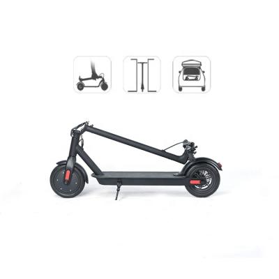 China 8.5inch solid bands black motor removable electric adult citycoco 350W 36V7.5AH battery foldable electric scooter for sale