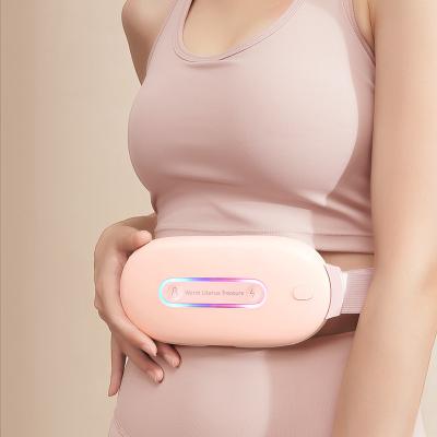 China Portable Fast Heating Menstrual Massager Electric Car Uterus Heating Pad Warmer Belt Warmer For Women Girls for sale