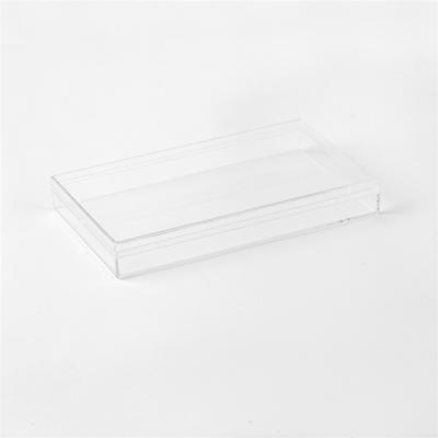 China Heaven and Earth Cover Clear Plastic Box Rectangle Retail Wholesale Customized GPPS For Candy Box for sale