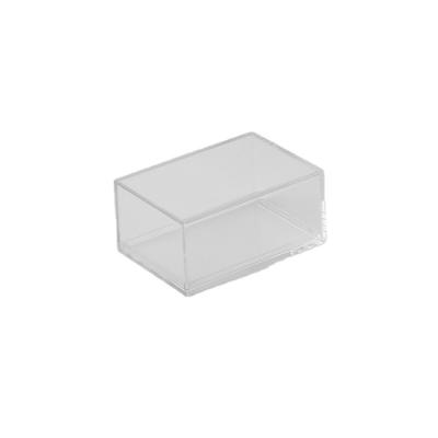 China Wholesale Customized Clear Plastic Sky And Earth Cover Small Size Rectangle Box Storage Box for sale