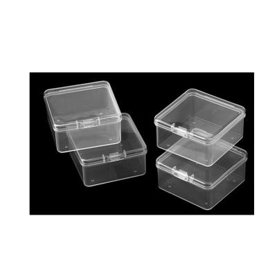 China China Supplier Wholesale Customized Clear Flip Square Lure Plastic Box for sale