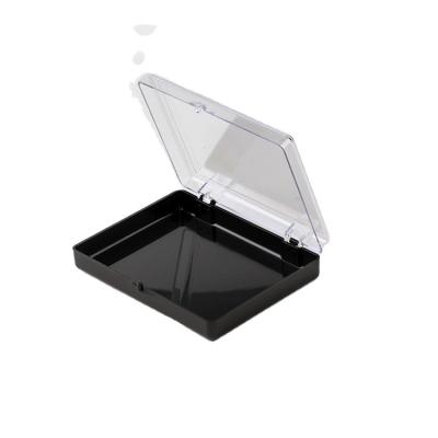 China Factory Direct Sale Plastic Clear Flip Box Small GPPS Custom Square Box for sale