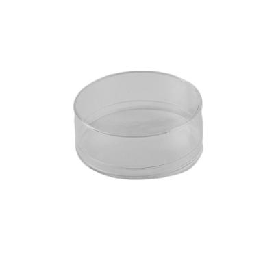 China Heaven and Earth Cover GPPS Environmental Cheap Transparent Round Clear Hard Plastic Gift Boxes for sale