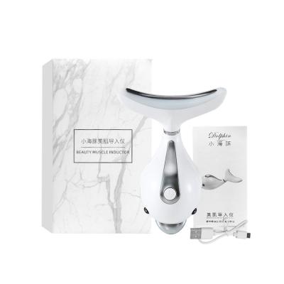 China Skin CareHot Sale Lead Photon Therapy Wrinkle Remover Wrinkle Remover Anti Reduce Double Chin Tighten Electric Neck And Face Lifting Massager for sale