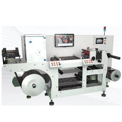 China Retail Automatic Haotian Label Rewind Printing Machine Data Management Printing Machine for sale